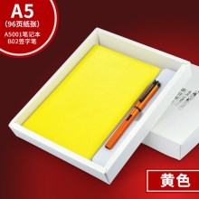 黄色A5001本+B02笔