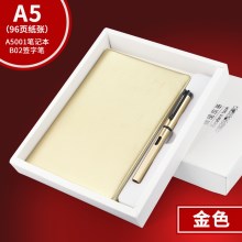 金色A5001本+B02笔