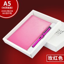玫红A5001本+B02笔