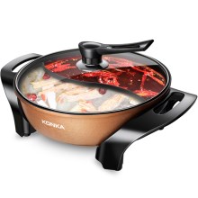康佳（KONKA）多用途锅电火锅5L多功能家用鸳鸯火锅 KEP-5LM11