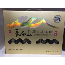 山珍套装长白山原生态秋木耳香菇滑子蘑野蕨菜四份干货礼盒