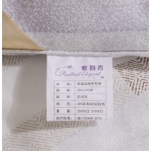 幸福品格羊毛被