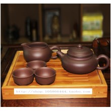 龙饮天香紫砂套装