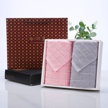 洁丽雅毛巾礼盒纯棉加厚2条装