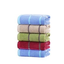 洁丽雅（grace） 纯棉毛巾家用洗脸舒适吸水加厚情侣五条装大面巾毛巾