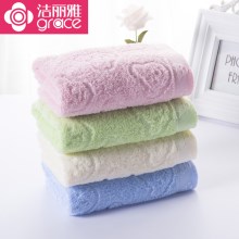 洁丽雅毛巾 纯棉吸水面巾洗脸巾成人运动巾 一等品8837 6713 6714