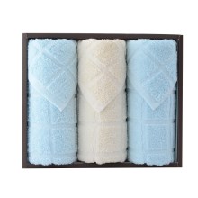 洁丽雅毛巾礼盒 吸水纯棉面巾3条装