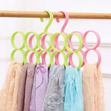 多功能圈圈居家衣架丝巾领带收纳挂架腰带丝巾架围巾架挂皮带架子