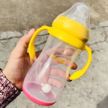 感温黄350ml十字孔送1奶嘴