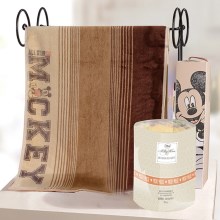 迪士尼家居毛巾系列米奇毛巾三件套